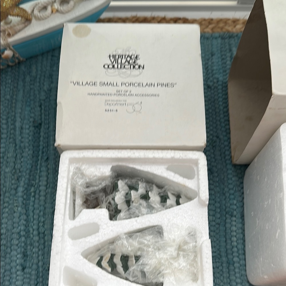 Village Small Porcelain Pines by Department 56